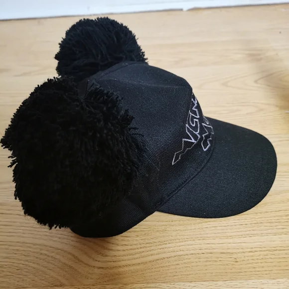 Tokyo Disney Resort Mickey Mouse Pom Pom Hat Black Ears Snapback